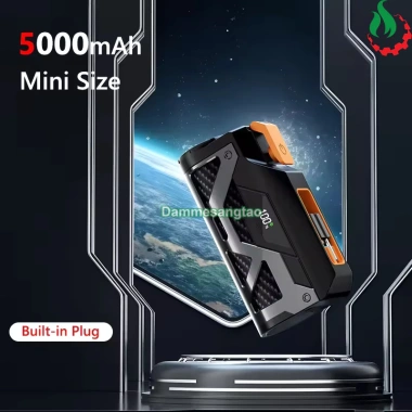 Vỏ box sạc dự phòng 1 cell 21.700 DX250 có lò xo - Sạc nhanh 10W, giảm giá 100k (126k) 4