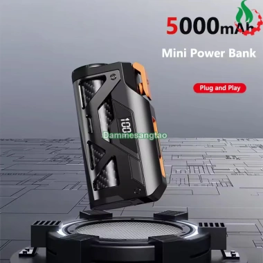 Vỏ box sạc dự phòng 1 cell 21.700 DX250 có lò xo - Sạc nhanh 10W, giảm giá 100k (126k) 5