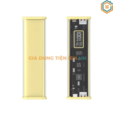 Vỏ Box Sạc Dự Phòng Trong Suốt 8 Cell 18.650: Sạc Nhanh 22.5W Không Lò Xo Giá 140k 4