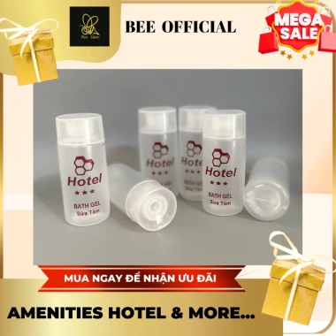 Vỏ chai 50 chai dầu gội + 50 chai sữa tắm không dầu cho khách sạn - Chỉ 73.000đ 2