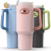 Vỏ chai nước silicone cấp thực phẩm 40oz: chống rơi, bảo vệ va đập, thoải mái cầm