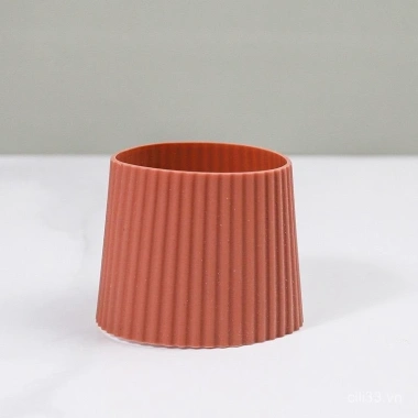 Vỏ cốc silicon KOXI chống trượt, chịu nhiệt, giữ nhiệt cho cốc thủy tinh dày