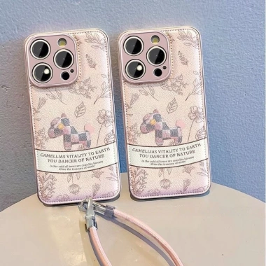 Vỏ điện thoại Retro Pony cho iPhone 15 Pro Max – Phong cách vintage, đệm không khí full, bảo vệ tối ưu, độ bền cao