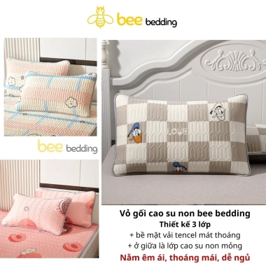 Vỏ gối điều hòa cao su non 5D đa kích thước 30x50-50x70, mềm mịn, cho người lớn và trẻ em - Giá ưu đãi 32.000 VND 2