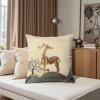 Vỏ Gối Tựa Lưng Sofa 45x45cm Vải Cao Cấp In Hình Chú Ngựa Văn Phòng, Nhà Cửa Giá 39.000 5