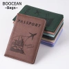Vỏ hộ chiếu BOOCEAN da PU đa chức năng – Kẹp tài liệu di động cho nam, chỉ 42.768₫