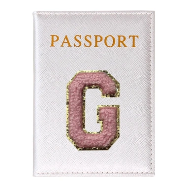 Vỏ Hộ Chiếu Pink Thêu Logo Chữ - Bìa Bảo Vệ, Giá 24.941₫, Túi Giấy Tờ Du Lịch