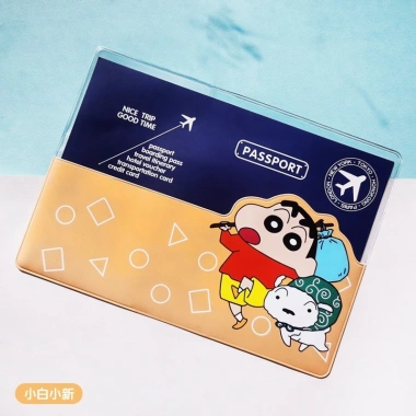 Vỏ hộ chiếu PVC chống trầy xước, chống nước - Hoạt hình du lịch cần cho thẻ lên máy bay, giá chỉ 18.144 VND 9