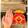 Vỏ hộp hình túi tiền 2 mặt đỏ vàng, Đựng trà bánh kẹo Tết, sỉ 50-100c, giá 162.5k 6