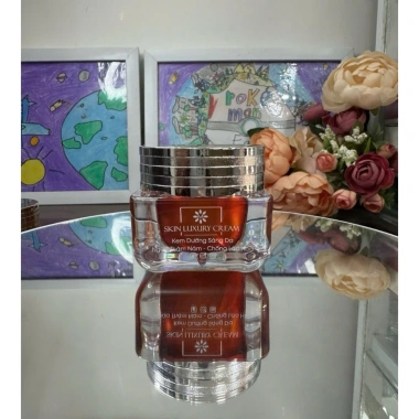Vỏ hũ chiết mỹ phẩm RS nắp xi vàng bạc 15ml-30ml, in chữ sang trọng, giảm giá 34k