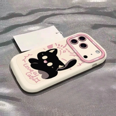 Vỏ iPhone Dễ Thương Sợ Mèo Đen cho 17-11, X, XS, XR, 7, 8 Plus - 15.582 VND