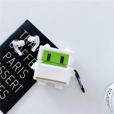 Vỏ Ốp AirPods và TWS Black Robot - Bảo vệ đệm tai nghe không dây, giá 29.500đ 2