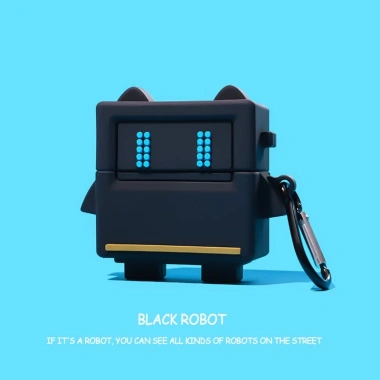 Vỏ Ốp AirPods và TWS Black Robot - Bảo vệ đệm tai nghe không dây, giá 29.500đ 10