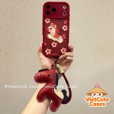 Vỏ Redmi 10C 13 10A 12C 13X 14C 13C 9T Note 8 12 10s 11 9 10 14 11s 13 Pro – Họa tiết Ngựa Hoa Năm Mới, giá 9.800đ 2