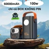VỎ sạc dự phòng 60.000mAh 100W có đèn LED - Sạc laptop MacBook camera điện thoại 454,410₫
