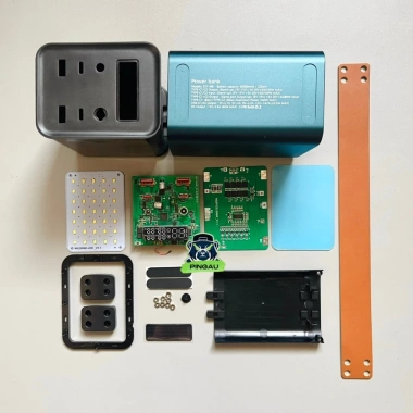 Vỏ sạc dự phòng nhôm LV60 60.000mAh 2 cổng Type-C 100W, đèn pin, sạc laptop, MacBook, camera, giá ưu đãi 635.000 VND