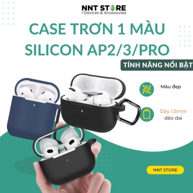 Vỏ silicone bảo vệ AirPods 1/2 kèm móc khóa tiện lợi, giảm giá 20% 2