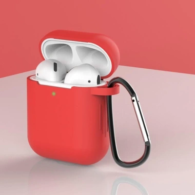 Vỏ silicone bảo vệ AirPods 1/2 kèm móc khóa tiện lợi, giảm giá 20% 7