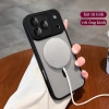 Vỏ silicone matte trong suốt, chống sốc, bảo vệ ống kính cho iPhone 17‑16‑15‑14 Pro Max 3