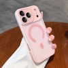 Vỏ silicone matte trong suốt, chống sốc, bảo vệ ống kính cho iPhone 17‑16‑15‑14 Pro Max 4