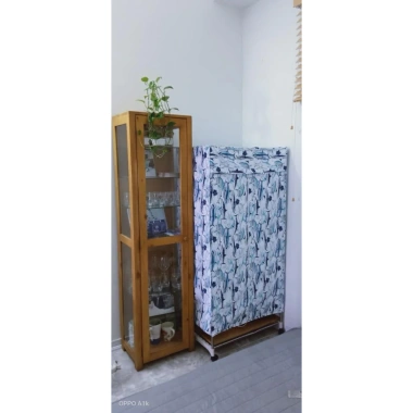 Vỏ tủ sấy cao cấp vải thật KT 70x45x135 - Không kèm khung, bảo vệ nội thất, giá ưu đãi 300.000đ