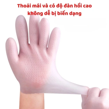 Vớ ủ tay chân silicone dưỡng mềm da, chống khô, không trượt, tiện lợi cho mọi hoạt động, tăng độ ẩm cho da - Giá chỉ 21.419 VND 7