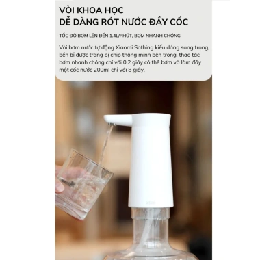 Vòi nước tự động Xiaomi Sothing DSHJ-S-2.004 – Lấy nước siêu nhanh, hỗ trợ bình 1-20L, giá chỉ 261.040 VND 5