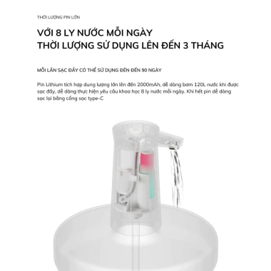 Vòi nước tự động Xiaomi Sothing DSHJ-S-2.004 – Lấy nước siêu nhanh, hỗ trợ bình 1-20L, giá chỉ 261.040 VND 6