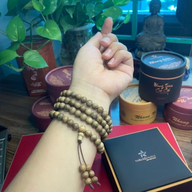 Vòng 108 hạt Trầm Hương Thiên Mộc Hương - May Mắn Tài Lộc, Bình An, Giá Ưu Đãi 2.99 triệu 9