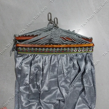 Võng cán gỗ lưới mềm cao cấp VGM - Lưới lớn, thoải mái, giá ưu đãi 158.400 VND