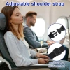 Võng chân máy bay dây đeo điều chỉnh, tấm hỗ trợ tiện lợi, ngồi xe thoải mái 3