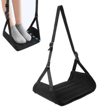 Võng chân máy bay dây đeo điều chỉnh, tấm hỗ trợ tiện lợi, ngồi xe thoải mái 8