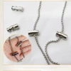 Vòng cổ choker dài mặt tam giác ngược khắc chữ - Phụ kiện cưới, đeo cổ, bo eo 29.999₫ 4