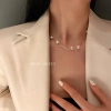 Vòng cổ choker hai lớp đính ngọc sang trọng, quý phái - Giá 31,890₫ 4