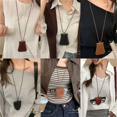 Vòng cổ da đa chức năng Ganten - Kẹp kính râm, dây lưu trữ di động, 29.370₫ Vòng cổ da đa chức năng Ganten - Kẹp kính râm, dây lưu trữ di động, 29.370₫