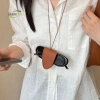 Vòng cổ da đa chức năng Ganten - Kẹp kính râm, dây lưu trữ di động, 29.370₫ 6