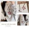 Vòng cổ da đa chức năng kẹp kính mắt Her – Dây đeo cổ túi mini đựng xu thời trang 10