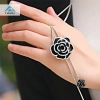 Vòng cổ dài mặt hoa hồng đen đính đá pha lê thời trang nữ chỉ 51.800₫ 4