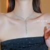 Vòng Cổ DREJEW Kim Cương Sóng Tròn Xương Đòn Dây Chuyền Đi Lại Nữ Giá 65.100₫ 3