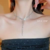 Vòng Cổ DREJEW Kim Cương Sóng Tròn Xương Đòn Dây Chuyền Đi Lại Nữ Giá 65.100₫ 6