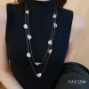Vòng cổ hình học không đều nữ - Thiết kế đa năng, dây chuyền áo len giá 79.980₫