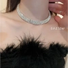 Vòng Cổ Kim Cương DREJEW Cao Cấp Pháp Cổ Điển Không Gây Dị Ứng 38.130 VND