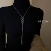Vòng cổ kim cương siêu sáng bóng DREJewel - Điều chỉnh dễ dàng, đa năng cho áo len