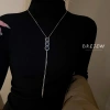 Vòng cổ kim cương siêu sáng bóng DREJewel - Điều chỉnh dễ dàng, đa năng cho áo len 3