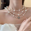 Vòng cổ mô phỏng ngọc trai hai lớp nữ - Quà tặng tinh tế, chỉ 51,920₫ 3