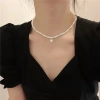 Vòng cổ ngọc trai hai lớp chất lượng cao, quà tặng mùa hè cho bạn gái 2