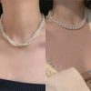 Vòng cổ ngọc trai hai lớp chất lượng cao, quà tặng mùa hè cho bạn gái 7