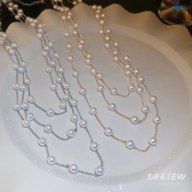 Vòng cổ ngọc trai nhiều lớp DREJEW - Thiết kế sang trọng, giảm giá tới 37.200₫ 3 Vòng cổ ngọc trai nhiều lớp DREJEW - Thiết kế sang trọng, giảm giá tới 37.200₫ 3