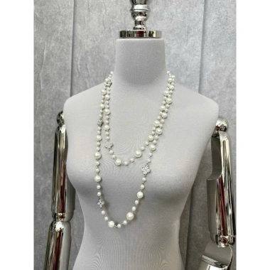 Vòng Cổ Nữ Dây Chuyền Ngọc Trai Nhân Tạo Dáng Dài Sang Trọng - Giá ưu đãi 31.000đ