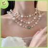 Vòng cổ vàng hai lớp mô phỏng ngọc trai nữ, dây chuyền - Quà Mỹ 33.600₫ 3